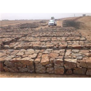 3.05mm 2x1x1m 8x10cm Rock Filled Gabions Rust Proof