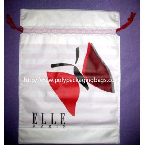 China Customized Colorful Plastic Drawstring Backpack Bags For Traveling / Shoes  / Toys on sale