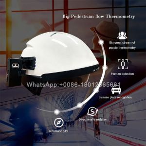 AI Function 5m Smart Temperature Measuring Helmet