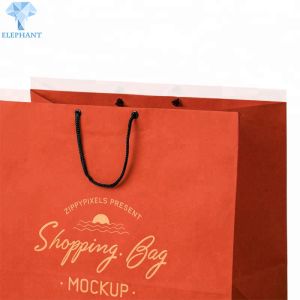OEM ODM Recycled Cosmetic Gift Bags With Handles Biodegradable