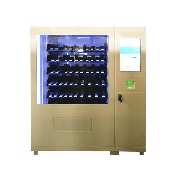 Buy Electronics Self Service Mini Mart Vending Machine Food Beverage Vending Kiosk with 22 inch Touch Screen for Public at wholesale prices