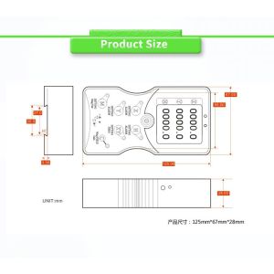UNIVO UBSDC-232Y High-Precision Digital Display Three-Dimensional Electronic