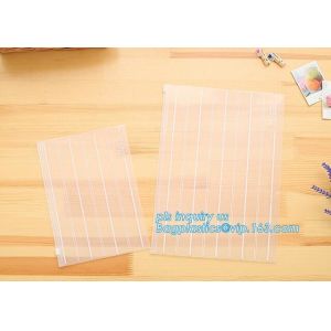 Document File Packaging Biodegradable Slider Packaging, Coex Bags, Translucent