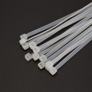 10 Inch Mini Nylon Cable Tie Self Locking Small White Tie Wraps