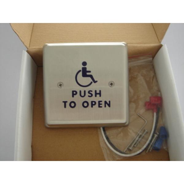 4.5" Round Push To Exit Switch / Handicap Accessible Door Openers With Disabled