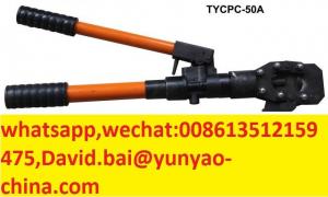 Quality Hand Operated Hydraulic Cable Cutter , Hydraulic Wire Cutter Max Cable Size 40mm for sale