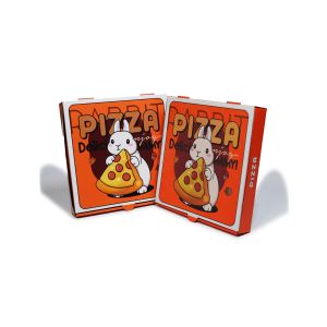 Biodegradable Food Container Customized Pizza Box Size for Takeaway