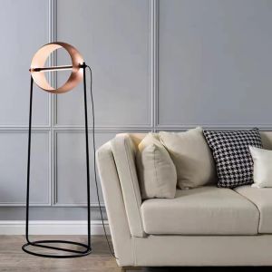 Living room circle simple creative art light luxury modern nordic bedroom bed