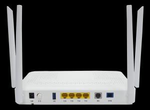 Quality COMELINK FTTR Gigabit Ethernet Smart Mini ONT 4GE POTS 2.4G 5G WIFI6 XPON ONU for sale
