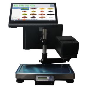 Quality RK3288 CPU 14.1&quot; Or 12.5&quot; HD Android All In One Pos Machine Set For Supermarket Needs for sale