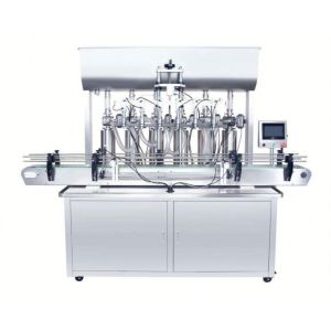 Quality Inline Filling Machine 4 Nozzles Liquid Filling Machine Automatic Overflow Liquid Bottle Filler for Beverage Juice for sale
