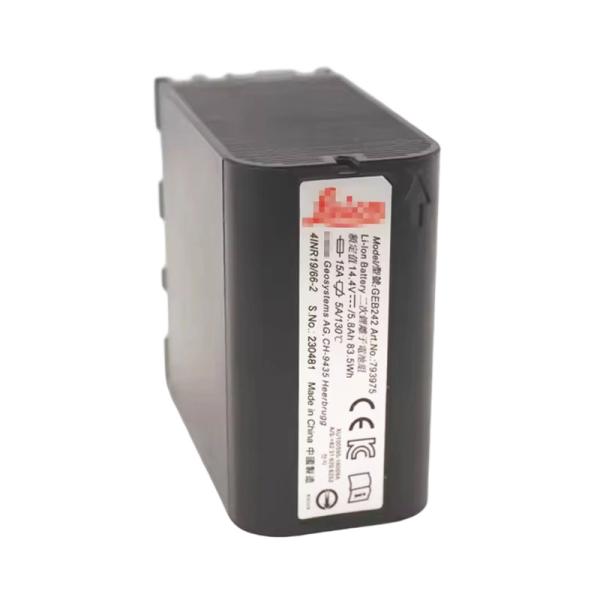 Leica GEB242 Rechargeable Li-ion Battery For SWISS TYPE TS30/TS50/TS60 Series, TM30/50/60 Series Total Station 793975