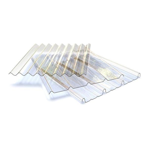 Buy Harmless Transparent Polycarbonate Roof Tiles Explosionproof Nontoxic at wholesale prices