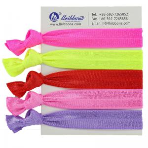 Quality Personalized Gifts Girls Fashion Plain Cloth Elastic Hair Bands for sale
