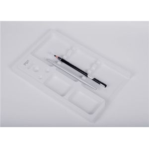 White Color Plastic Permanent Makeup Tray For Holding PMU Goods