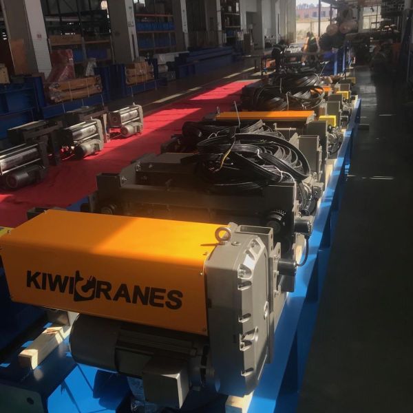 European Style Single Girder Wire Rope Hoist with Wear Resistant Wire Rope