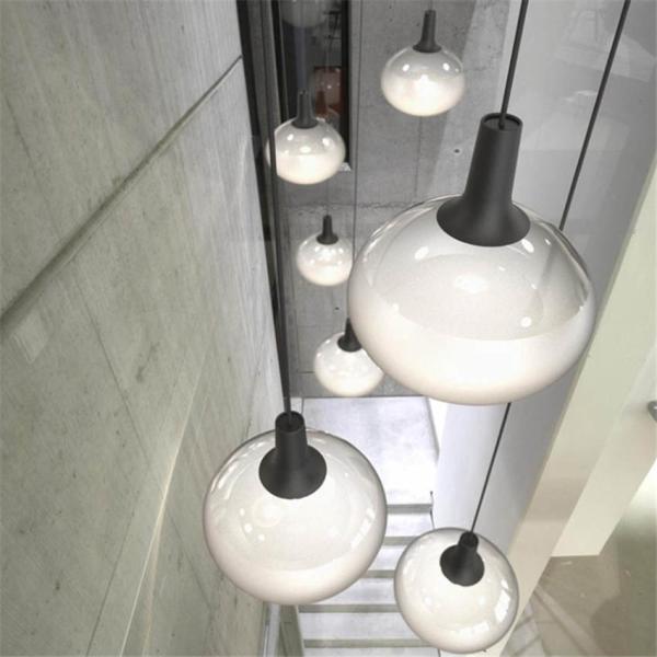 postmodern ball designer pendant lights living room bedroom offcie Dee Glass Pendant Lamp(WH-GP-152)