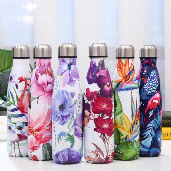 Double Wall 188 Stainless Steel Vacuum Cola Shape Bottle Narrow Mouth Thermos Flask Keeping Warm And Cold 350ml 500ml 750ml 1000ml