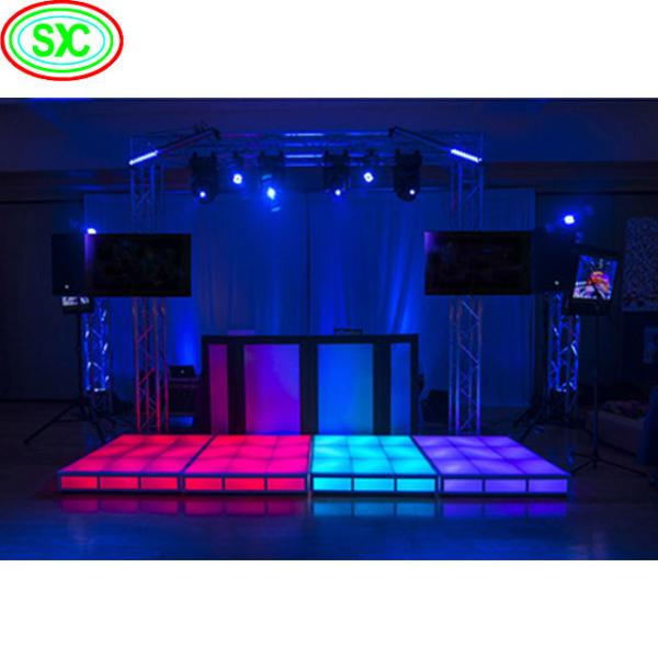 Glowing Lighting Effect LED Dance Floor with 8PCS W2 X H4 Module Qty and -20°C