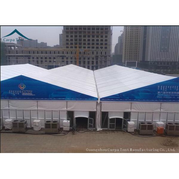 25x40m 35x50m Transparent Exhibition Tents Long Lifespan Pvc Fabric