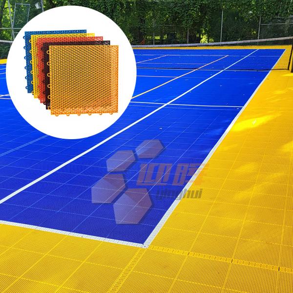 Outdoor Basketball Court PP Interlocking Sports Flooring Multipurpose Sports