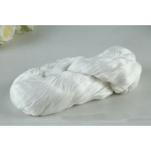 Virgin Polyester Staple Spun Yarn Raw White Ne 30 / 1 Polyester Spun Yarn