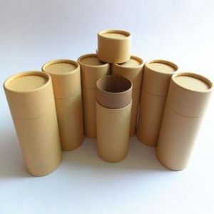 Rigid Cardboard Cylinder Containers Cyliner Tube Paper Environmental Box