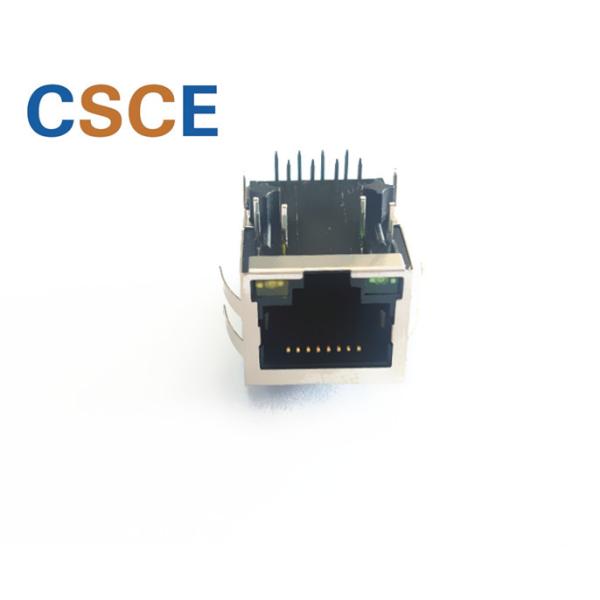 Buy 100Base-T 8P8C RJ45 Ethernet Connector With Transformer at wholesale prices