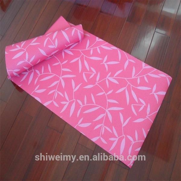 Buy Eco-friendly pvc logo printed yoga mat crossfit mat at wholesale prices