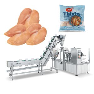 Frozen Food Granule Packing Machine Chicken Wings Chicken Feet Packaging