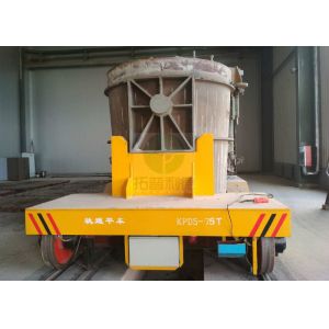 50 t Steel mill slag ladle transfer vehicle on railways powered by lithium