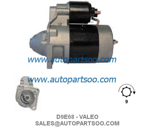 D7RS129 D7RS29 - VALEO Starter Motor 12V 1.7KW 9,11T MOTORES DE ARRANQUE