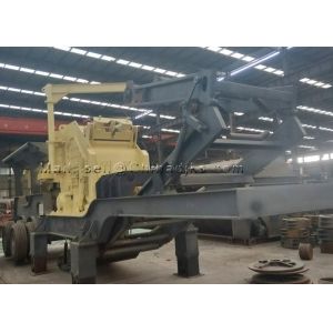 4.5m Height 47T Impact Crusher Plant Mobile Crushing Station