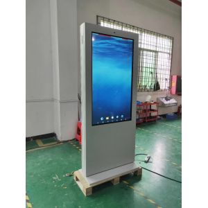 Double Side Outdoor LCD Advertising Player 32 55 86 Inch Capacitive Kiosk