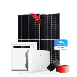 Single Phase Hybrid Solar Energy System 10KW With Low Voltage Battery