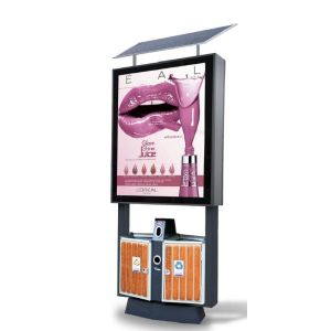 2017-6 Hot Sale Advertising Light Box with Gabage Bin