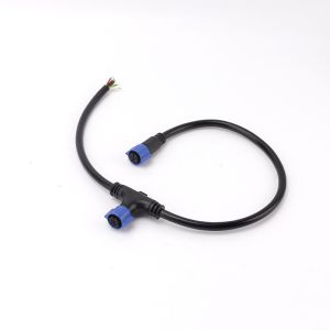 Nylon Waterproof T Splice Connector , IP67 M20 3 Way Waterproof Wire Splice