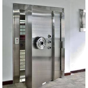 UL Standard Anti Theft Vault Room Door , Fireproof Security Door Stainless Steel