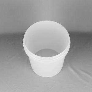 China IML Labeling 14L Glue Painted Plastic Bucket With Lid And Handle on sale