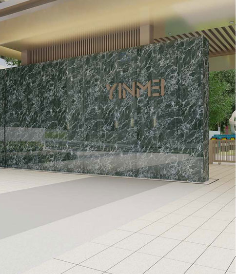 Buy Green Full Polished Glazed Outdoor Stone Tiles 600x1200mm at wholesale prices