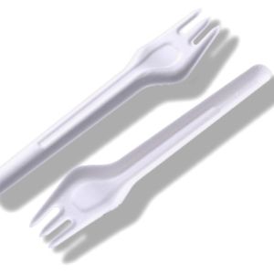 OEM Sugarcane Bagasse Cutlery Sugarcane Fork Grease Resistant