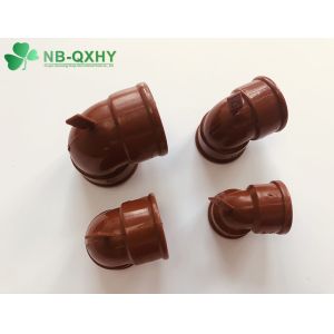 PPH Plumbing Fitting Female Thread Bend Tee for Hot and Cold Water Pipes