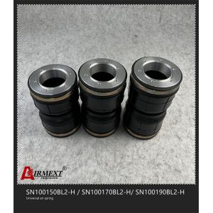 SN100150BL2-H Black Air Suspension Spring Double Convoluted Airbag Shock