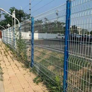 1.2mm Hot-Dipped Galvanized 3D Curved Welded Wire Mesh Fence for Pressure