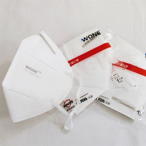 Non Irritating Asbestos Dust Mask Facial Contour 5 Ply Lightweight Design 16cm