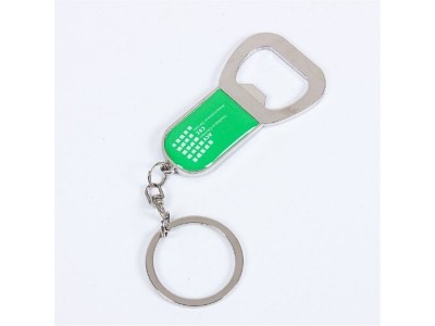 Metal Printed Logo Bottle Opener Keychain,Factory custom cheap metal beer bottle