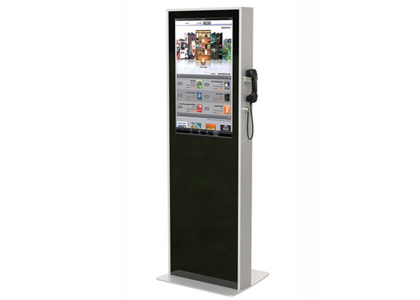 32 Inch Interactive LCD Digital Signage , Semi Outdoor Digital Signage Kiosks