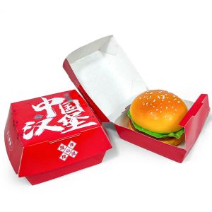 Personalized Design Burger Box Wholesale Customization Foldable Burger Box