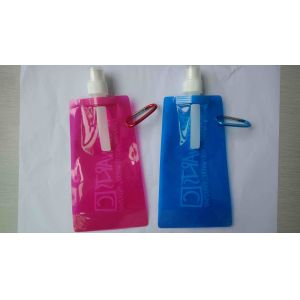 Foldable Water Bag Stand Up Pouch With Spout For Juice , Oil , Gel , Liquid