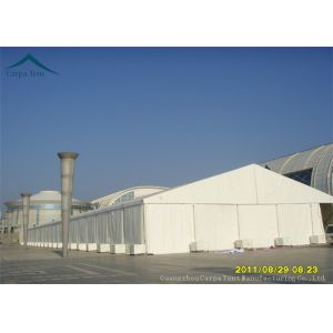 Quality Inner Exhibition Tents Rainproof Canvas Canopy Black Business 15mx30m for sale